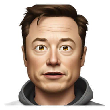 Elon musk mange twitter sticker