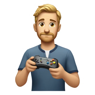 Half-a-day Casey Durheim playing video games sticker