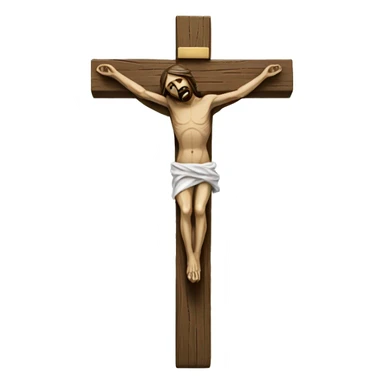 crucifix sticker