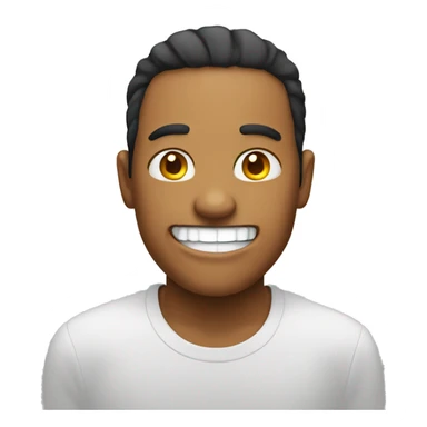 :) basic emoji smile no teeth wide mouth sticker