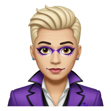 drag king fabulous makeup sticker