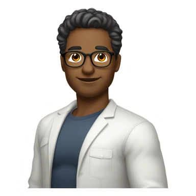 Haz una pareja con:una chica de piel morena,cabello oscuro Y SIN GAFAS,luego crea a su novio color de piel blanco con un color de cabello rubio y que este chico tenga gafas sticker