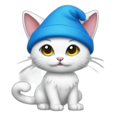 Smurfcat sticker