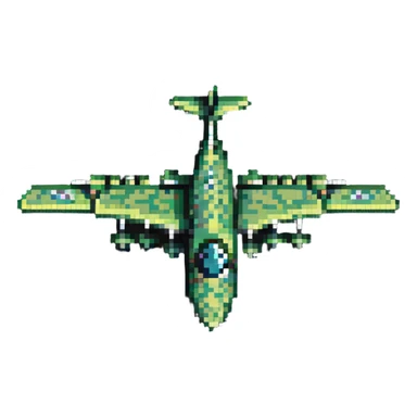 bomber aircraft that looks like a crocodile sticker