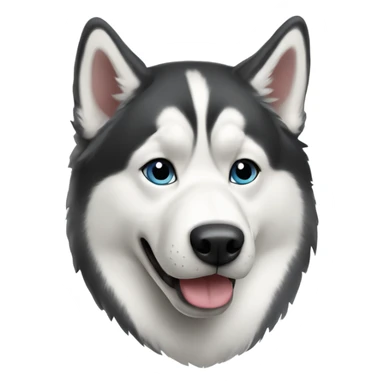 siberian husky dog sticker