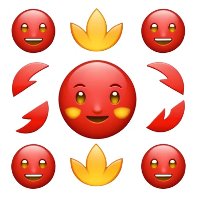 video de icono de ubicacion color rojo sticker