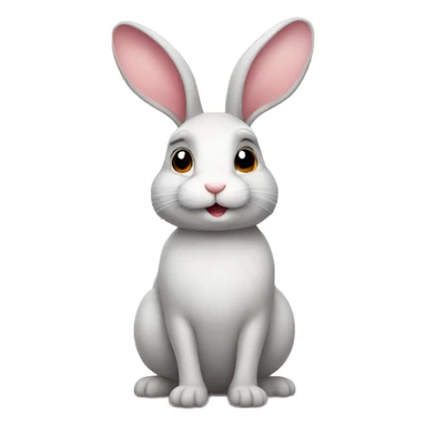 rabbit in love sticker