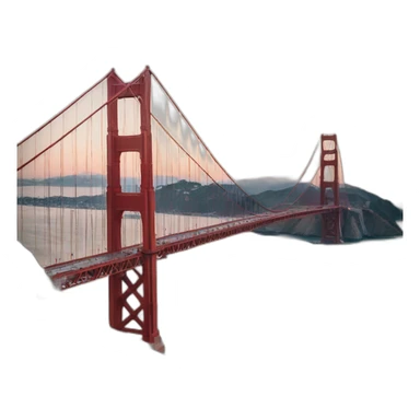 golden gate bridge sf sticker