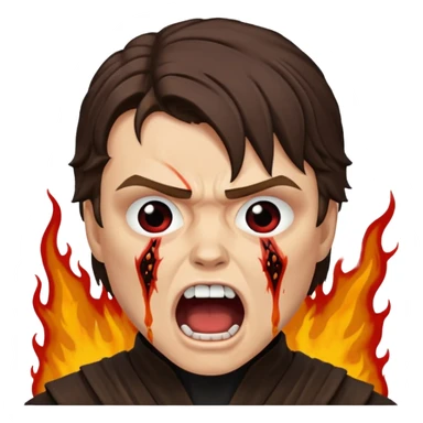 anakin skywalker nightmare scene rots sticker