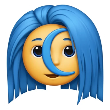 Letter o Blue With Hair With the letter H, which is greater, the same thing sticker