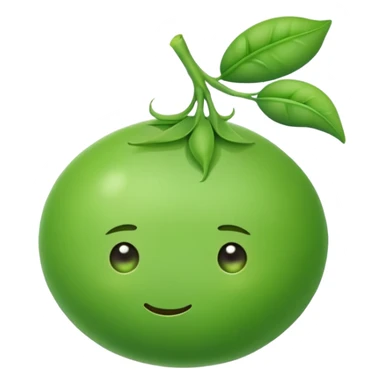 simple green pea sticker