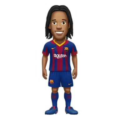 Ronaldinho Barcelona Futbol Club sticker