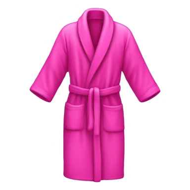 hot pink bathrobe sticker