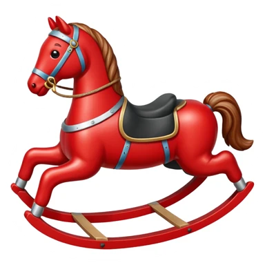 red Rocking Horse sticker
