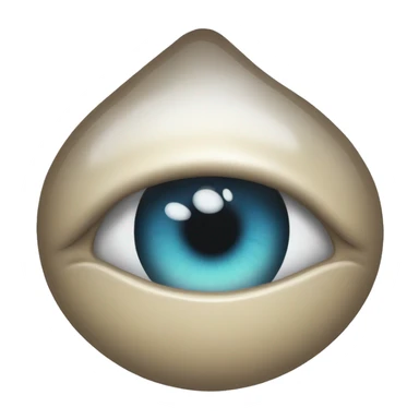 watery eye with hearth sticker