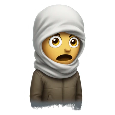 shivering in fear sticker