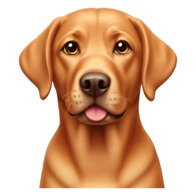 Red Labrador retriever  sticker
