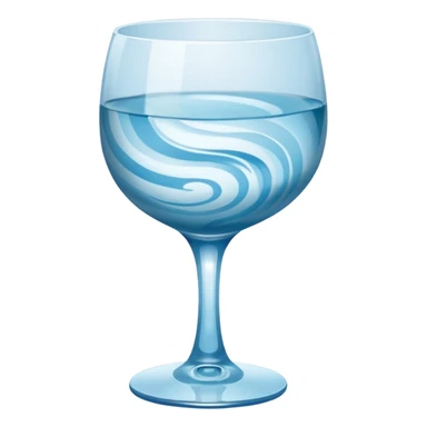 1 Baijiu cup, glass texture, light blue wine sticker