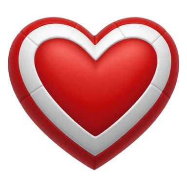 Natación  y voley en un corazón de color  sticker