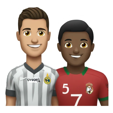 Cristiano ronaldo with barak abama sticker