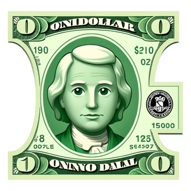 dollar sticker