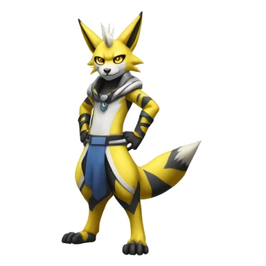 Lombax-Renamon-Zeraora full body sticker
