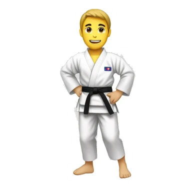 Judoka sticker