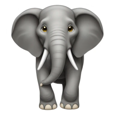 Élephant sur souris sticker