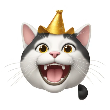 Happy new year cat  sticker