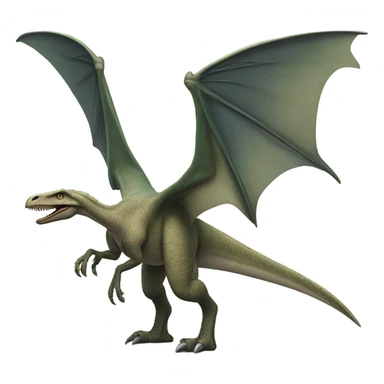 dinosaur flying  sticker