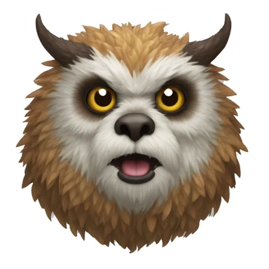owlbear from Dungeons & Dragons super realistic sticker