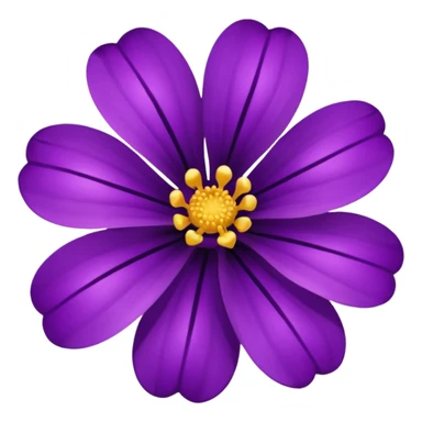 Purple poison flower sticker