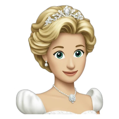 Princess diana mariage sticker
