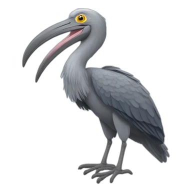Shoebill stork sticker