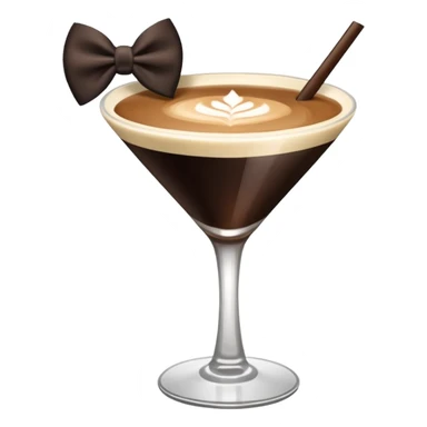 espresso martini big Black Bow  sticker