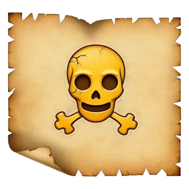 Survivor style parchment sticker