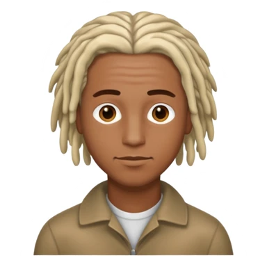 white dude with tight lick hair sticker