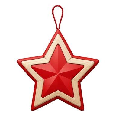 scandi style christmas ornament  sticker