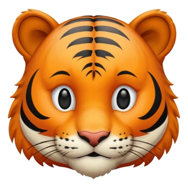Tête de tigre qui sourit sticker