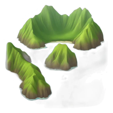 Hawaiian islands sticker