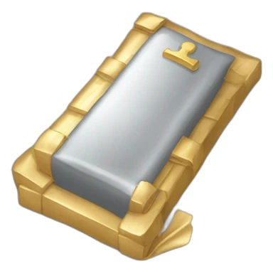 billet argent qui tombe du ciel sticker