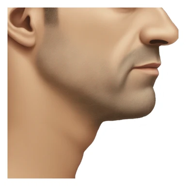 A man neck got stuck sticker