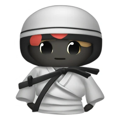 blackbelt Sushi Ninja sticker
