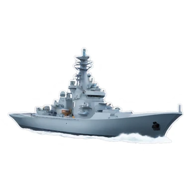 Warship sticker