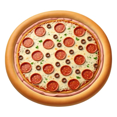 Sausage Pepperoni pizza sticker