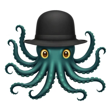 Chapeau poulpe sticker