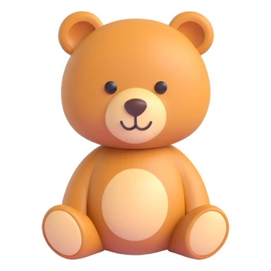 teddy bear emoji sticker