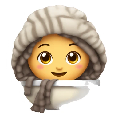 Create a cute and cozy boba  sticker