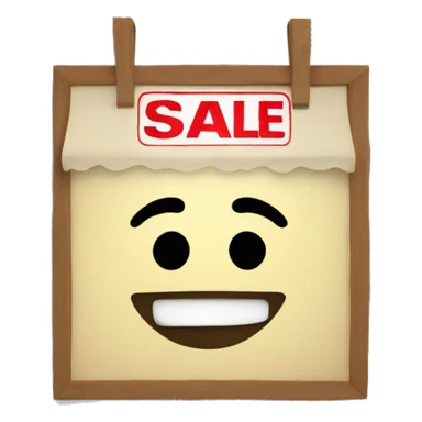 For sale sign  sticker