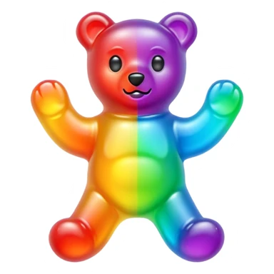ghost legs gummy bear sticker